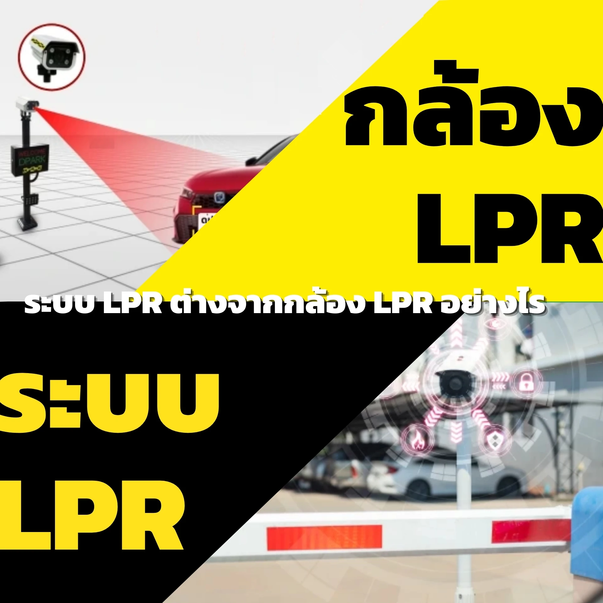 ระบบ LPR ต่างจากกล้อง LPR อย่างไร