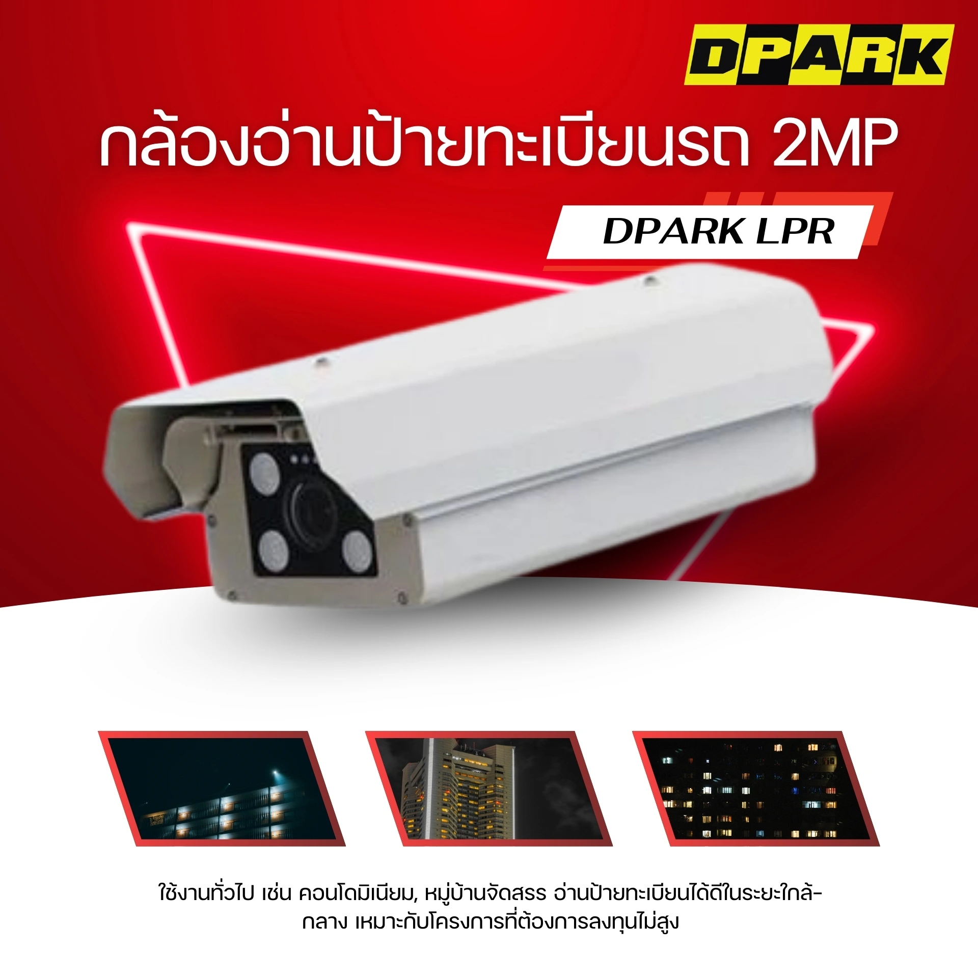กล้องอ่านป้ายทะเบียนรถ 2MP เหมาะกับใคร?