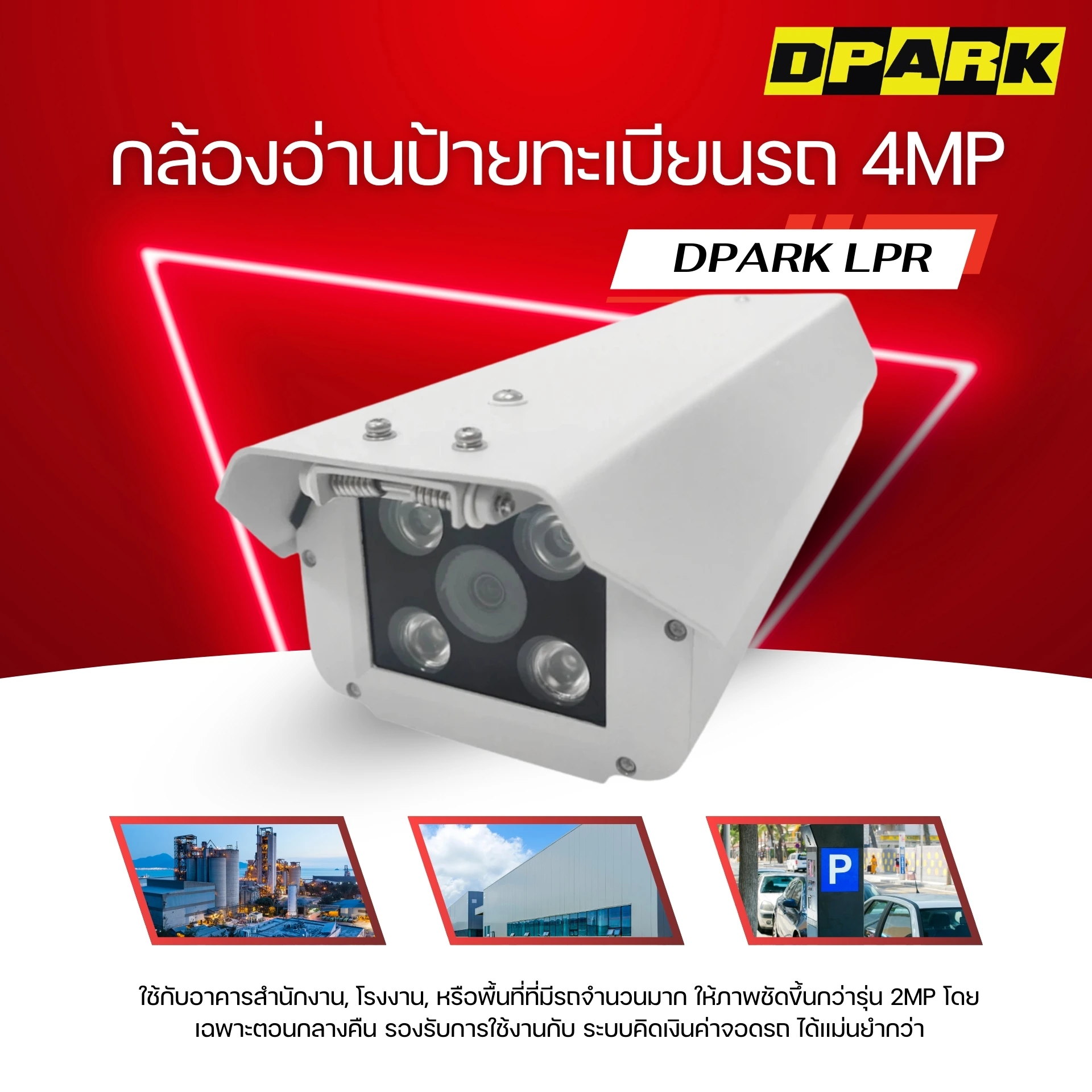 กล้องอ่านป้ายทะเบียนรถ 4MP เหมาะกับใคร?
