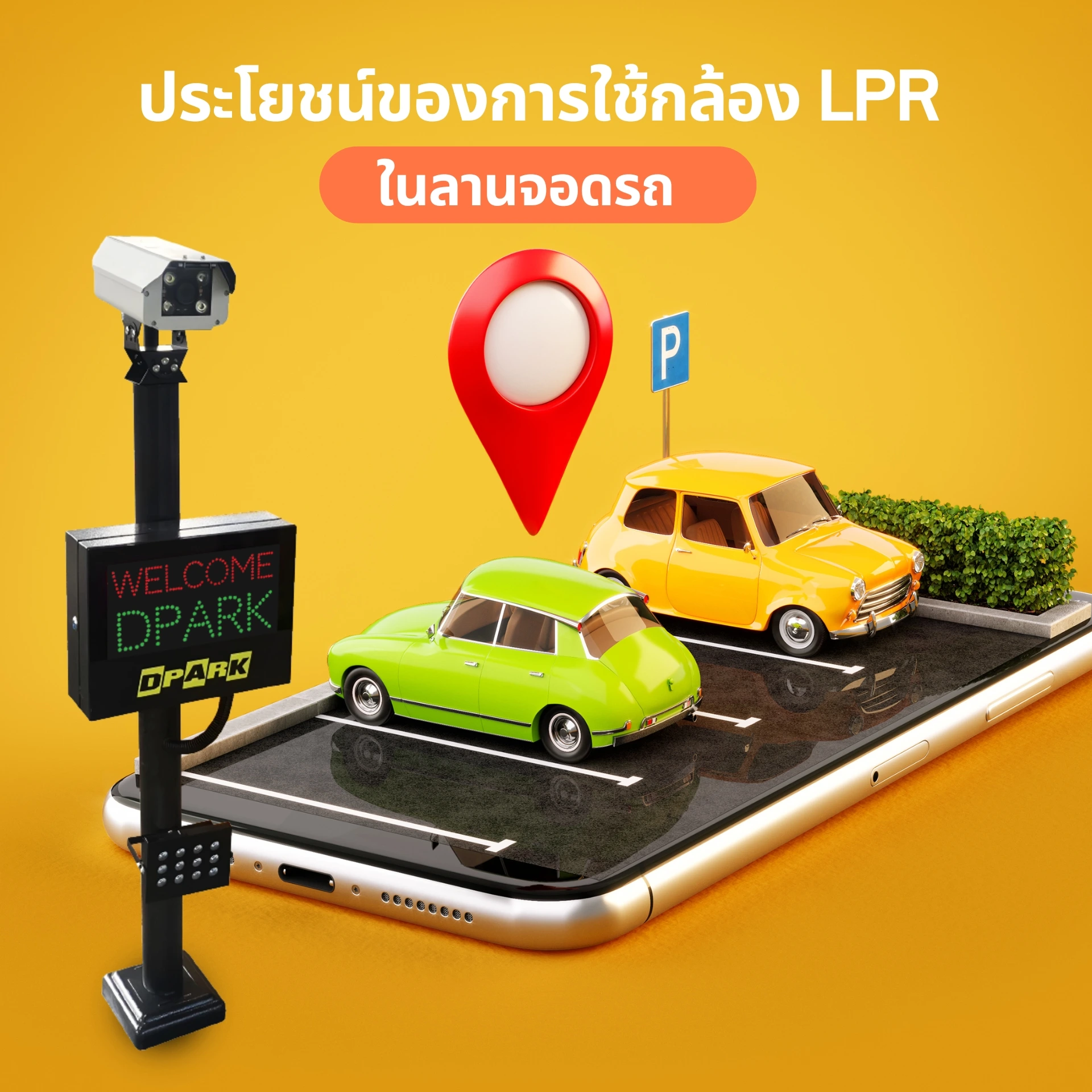 ประโยชน์ของการใช้กล้อง LPR ในลานจอดรถ