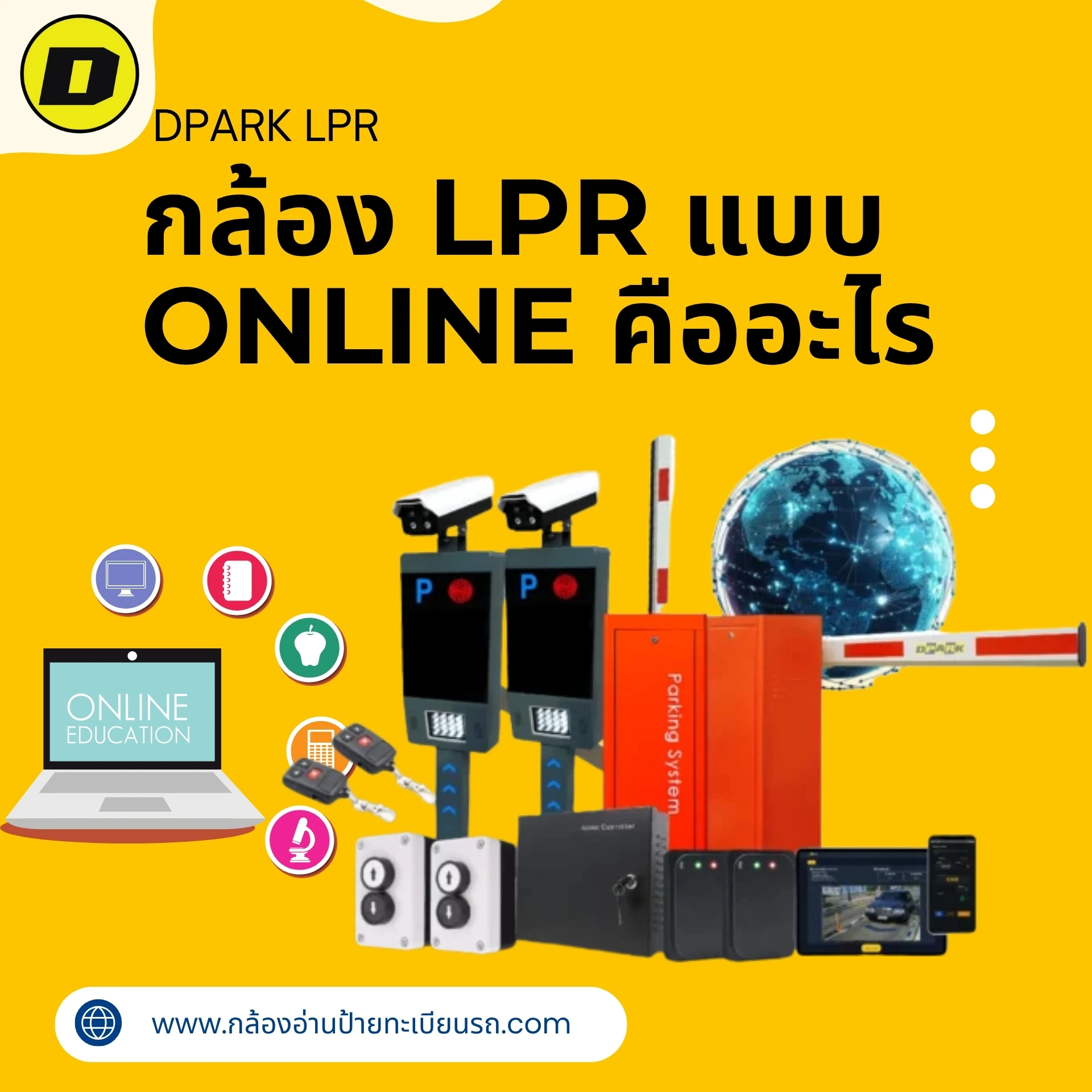 กล้อง LPR แบบ Online คืออะไร