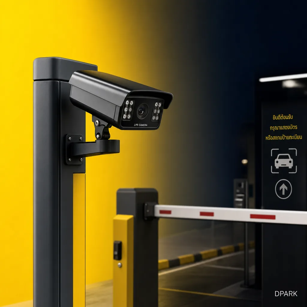 DPARK LPR camera — ตัวอย่างกล้องอ่านป้ายทะเบียนแบรนด์ DPARK