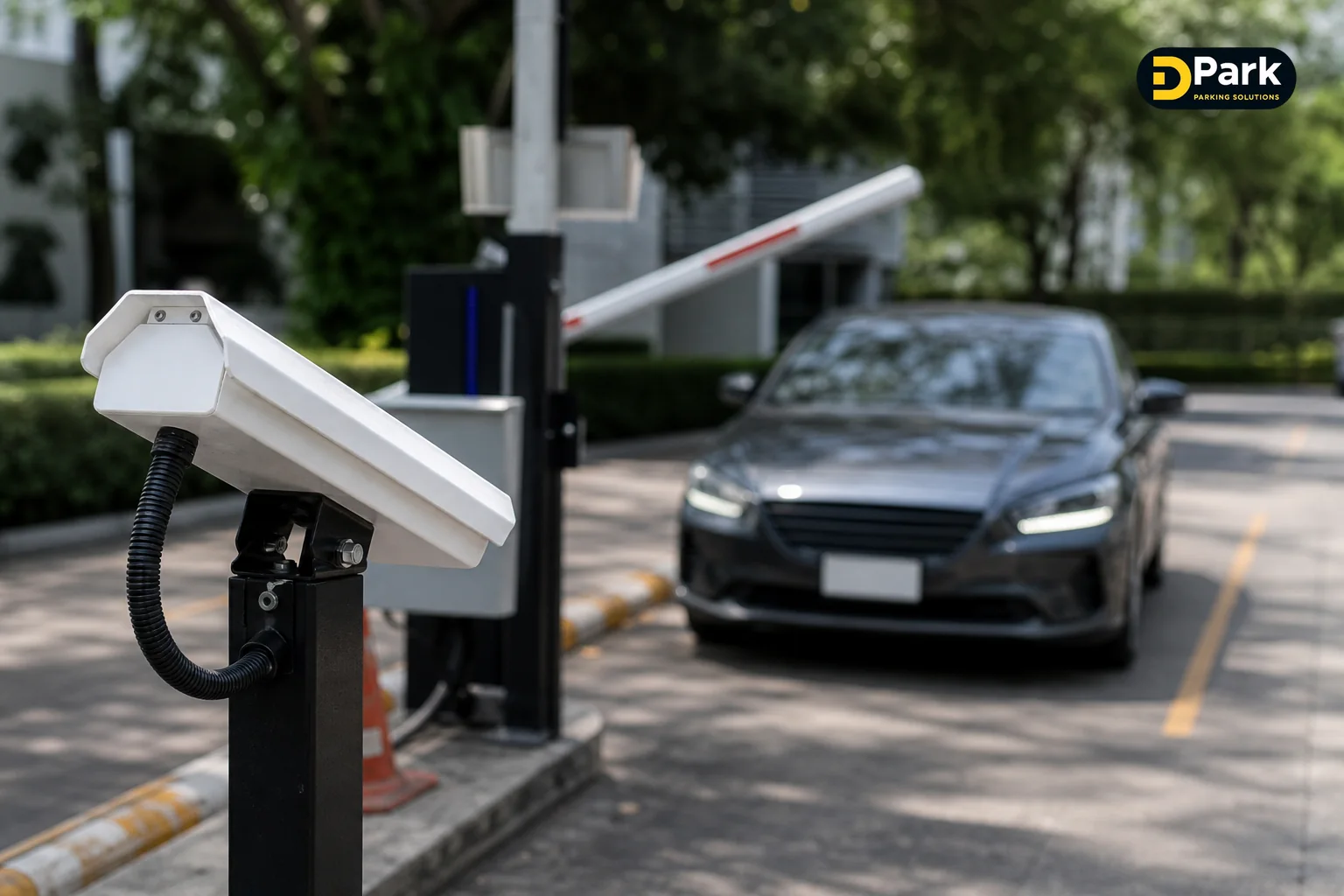ขั้นตอนกล้องอ่านทะเบียนคอนโด 5MP ตรวจสิทธิ์รถลูกบ้านก่อนเปิดไม้กั้น